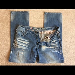 Affliction Loud & Fast men’s blue jeans 40 x 32